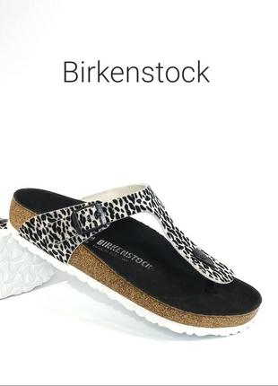 Ортопедичні жіночі шльопанці в'єтнамки birkenstock gizen оригінал