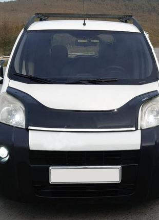 Дефлектор капоту (eurocap) для peugeot bipper 2008-2017 рр