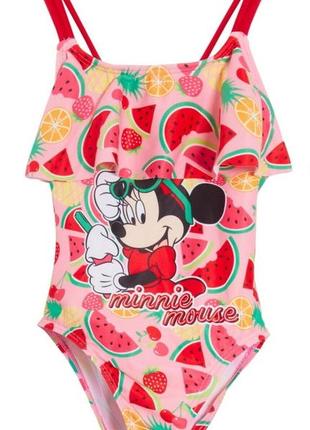 Новий дитячий купальник з minnie mouse від disney 80 см