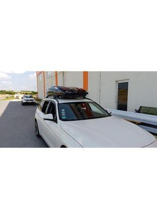 Поперечины на рейлинги с замком wingbar v2 (2 шт) черный для bmw 5 серия f10/f11 2010–2016 гг
