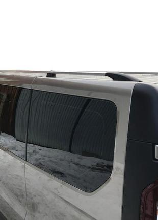 Рейлінги хром довга, пластикові ніжки для opel vivaro 2015-2019 рр