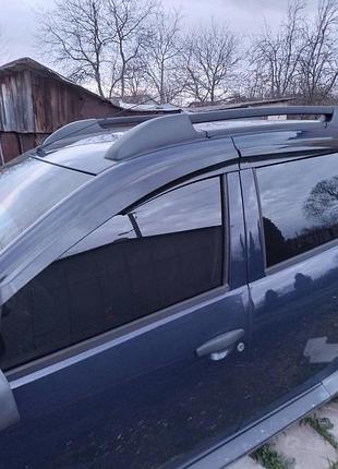 Ветровики на окна (4 шт., sunplex sport) для renault duster 2008–2017 гг