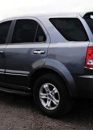 Кромка багажника (нерж.) carmos - турецька сталь для kia sorento i bl 2002-2009 рр