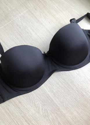 Гладкий бюстгальтер балконет7 фото
