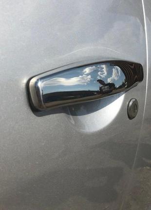 Накладки на ручки (4 шт., нерж.) omsaline - італійська нержавійка для renault duster 2008-2017 рр