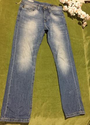 Сток джинси чоловічі на ґудзиках оригінал jack&jones w28 l30 н4465  талія 80 см. довжина штанини із
