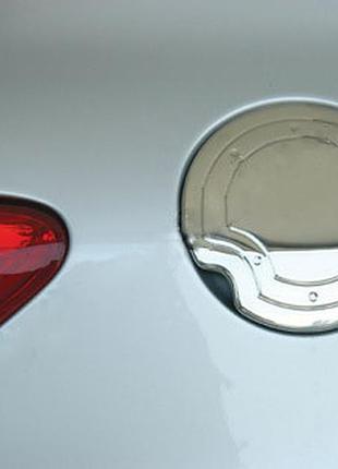 Накладка на лючок бензобака (hb, нерж.) для peugeot 307 2001-2008 рр