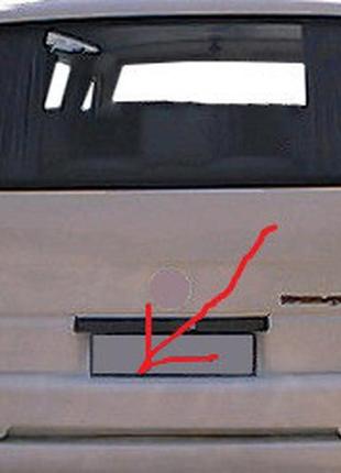 Накладка на заднюю крышку багажника (под покраску) для volkswagen t4 transporter 1990-2003 гг