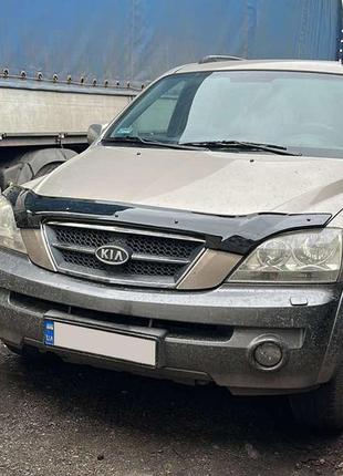 Дефлектор капота (eurocap) для kia sorento i bl 2002-2009 рр