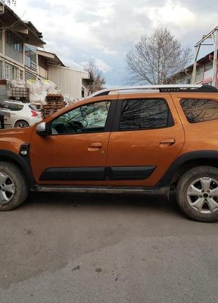 Широкие расширители арок (8 шт, abs) ddu - украина для renault duster 2018-2024 гг