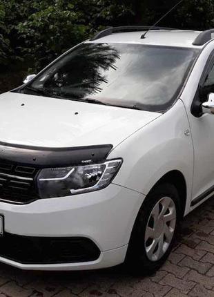 Дефлектор капота (eurocap) для dacia logan ii 2013-2022 гг