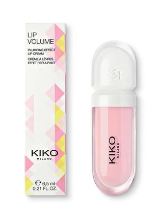 Kiko milano lip volume 01 tutu rose блиск для губ