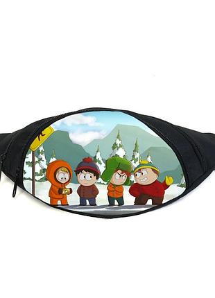 Поясна сумка бананка південний парк south park (gb sp-017) gear bag чорна