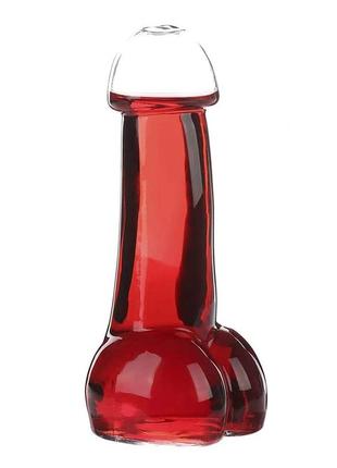 Скляний келих у формі чоловічого пеніса 100 ml