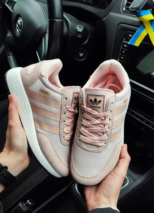 🔥жіночі кросівки adidas iniki рожеві🔥