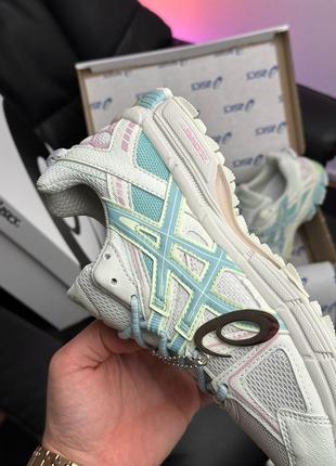 Кроссовки Vivienne Westwood x Asics Gel-Kayano 27 Vapor Black white/turquoise2 фото