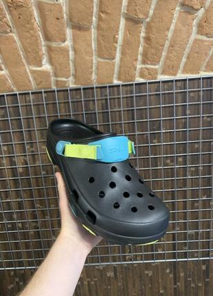 Чоловічі крокси шльопанці резинові легкі crocs оригінал в упаковці men