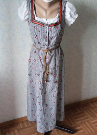 Сукня баварська,тірольська,німецький вінтаж,дірндль.