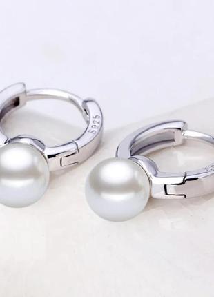 Сережки срібло кільця маленькі silver ♥️