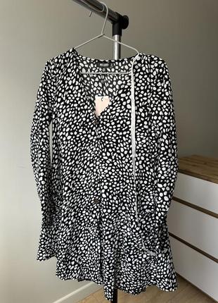 Платье с принтом