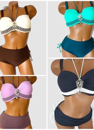 Эффектные женские купальники больших размеров