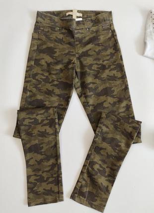 Стильные женские брюки джеггинсы bershka, р.xs/s3 фото