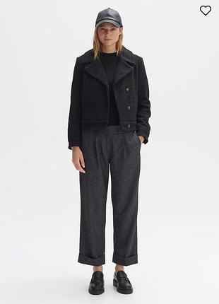 Брюки плиссе mitina splendid relaxed из смесовой вискозы