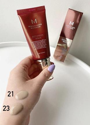 Bb крем missha m perfect cover bb cream spf42 pa++2 фото
