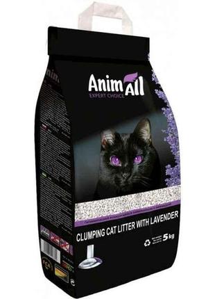Наповнювач бентонітовий 5кг лаванда тм animall