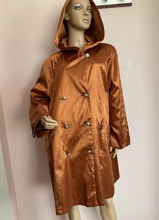 Свобідний тренч- реглан  від люксового бренду max mara / xl/