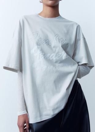 Футболка oversize h&m
