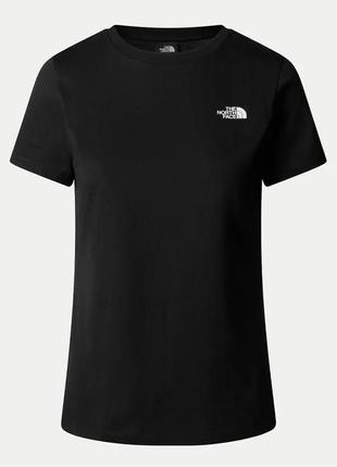 Оригінал! базова чорна футболка футболка the north face  simple regular fit