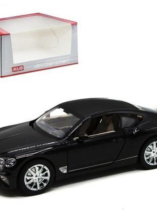 Машина металлическая xlg bentley continental gt черный модель в масштабе 1:24 abc