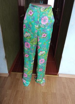 Сатиновые брюки, летние