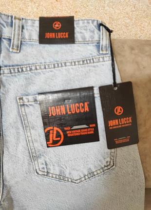 Джинсовые шорты baggy light blue