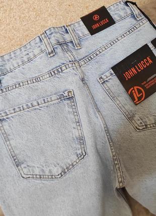 Джинсовые шорты baggy light blue