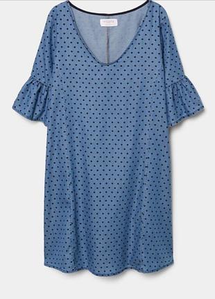Платье-туника mango хлопок xl, xxl, xxxl4 фото