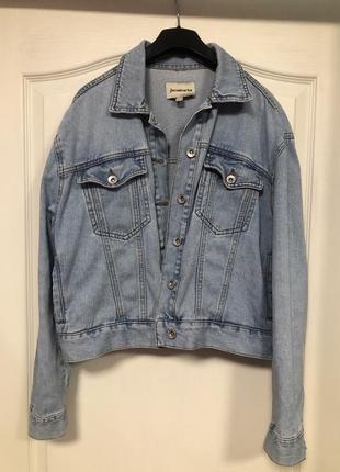 Джинсовий піджак stradivarius