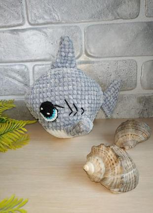 Акула плюш4 фото