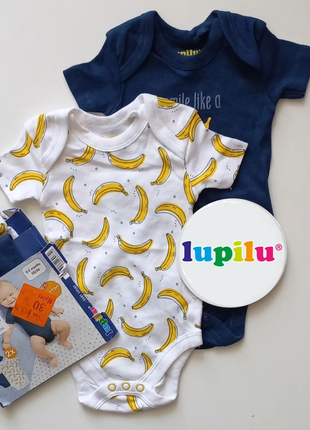 Боді lupilu 0-2 мес. 56 банан короткий рукав бодік бодіки класний літній у пологовий...