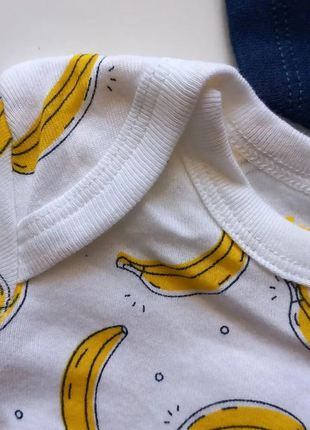 Боді lupilu 0-2 мес. 56 банан короткий рукав бодік бодіки класний літній у пологовий...
