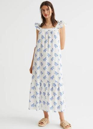 Плаття/сарафан зі змішаного льону h&m, p.m-l2 фото