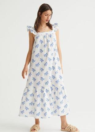 Плаття/сарафан зі змішаного льону h&m, p.m-l3 фото