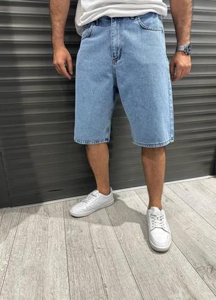 Джинсовые шорты baggy