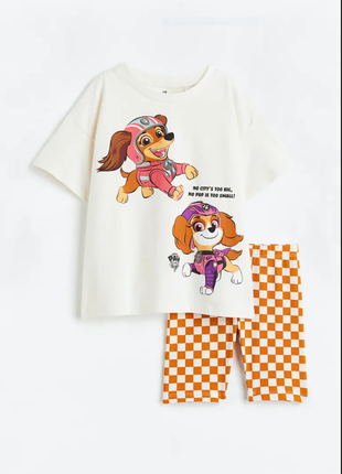 Набор одежды paw patrol (футболка и шорты) h&amp;m