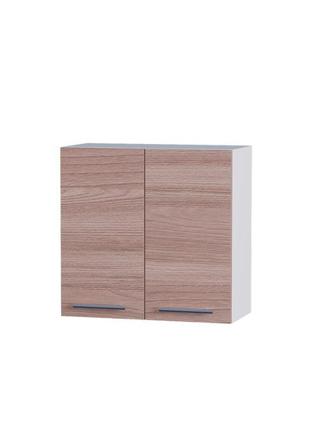 Кухонний модуль з сушаркою для посуду еверест еко 600 ясень шимо темний+білий 60х30х58 см (dtm-2917)