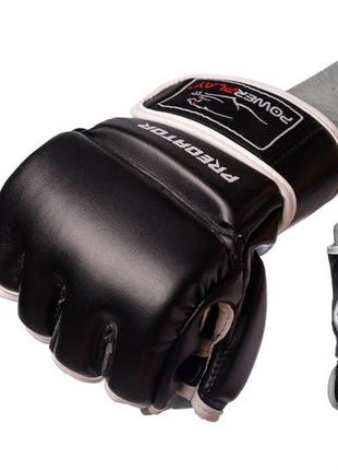 Перчатки для mma powerplay 3056 черные xl перчатки для единоборств