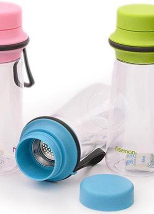 Бутылка для воды fissman drink 500мл с фильтром, пластик trn