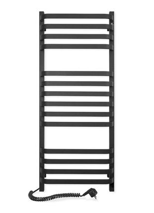 Сушарка для рушників електрична navin stugna 480х1200 sensor ліва чорний муар електрична сушарка для