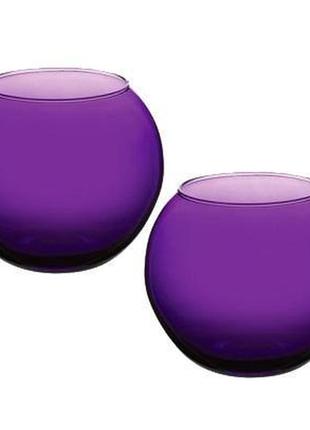 Ваза flora workshop сфера 102мм пурпурное стекло красивая ваза для цветов